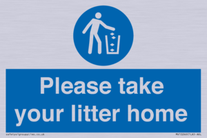 Please take your litter home